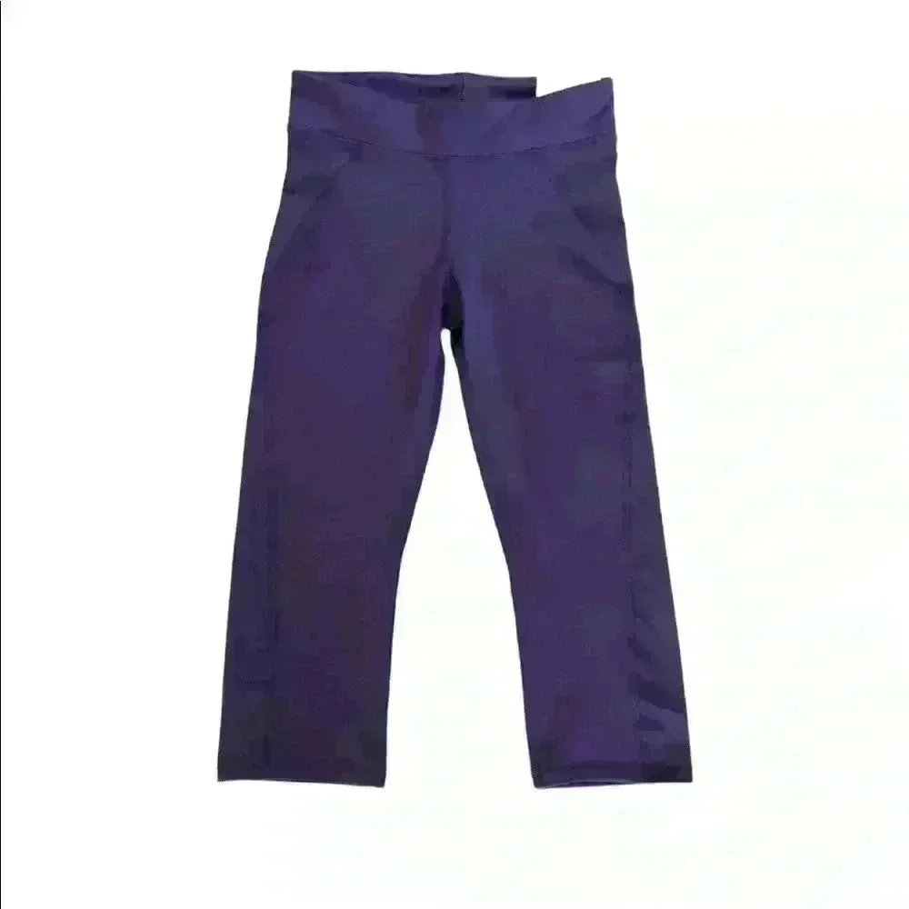 Live Love Dream NWT Best Booty Ever Crop Purple Leggings Size M
